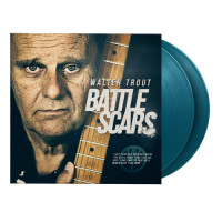 Walter Trout - Battle Scars (Aquamarine) vinyl cover