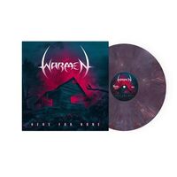 Warmen - Here For None (Red & White Marble) vinyl cover