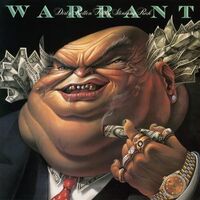 Warrant - Dirty Rotten Filthy Stinking Rich (Crystal Clear) vinyl cover