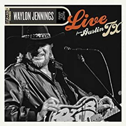 Waylon Jennings - Live From Austin, TX '89 (Bubblegum Pink) vinyl cover