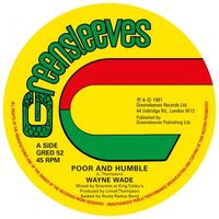 Wayne Wade - Poor And Humble / Bunny Lie Lie - Babylonian vinyl cover