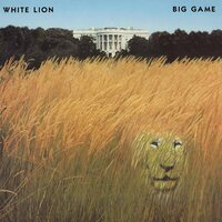 White Lion - Big Game (Metallic Silver) vinyl cover
