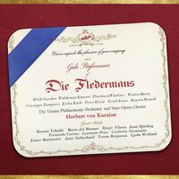 Wiener Philharmoniker/Herbert von Karajan - Strauss: Die Fledermaus vinyl cover