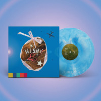 Wishy - Paradise on Planet Popstar (Blue) vinyl cover