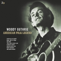Woody Guthrie - American Folk Legend vinyl cover