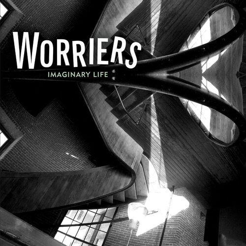 Worriers - Imaginary Life (Clear With Black Heavy Splatter) vinyl cover
