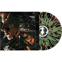 Wounded Touch - A Vivid Depiction of Collapse (Green/Red/Black Splatter) vinyl cover