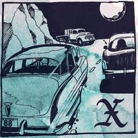 X - Delta 88 Nightmare / Cyrano Deberger's Back vinyl cover