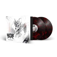 Xasthur - Inevitably Dark (Red/Black Marble) vinyl cover