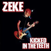 Zeke - Kicked In The Teeth (Crystal Clear & Turquoise Marble) vinyl cover