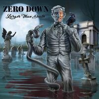 Zero Down - Larger Than Death vinyl cover