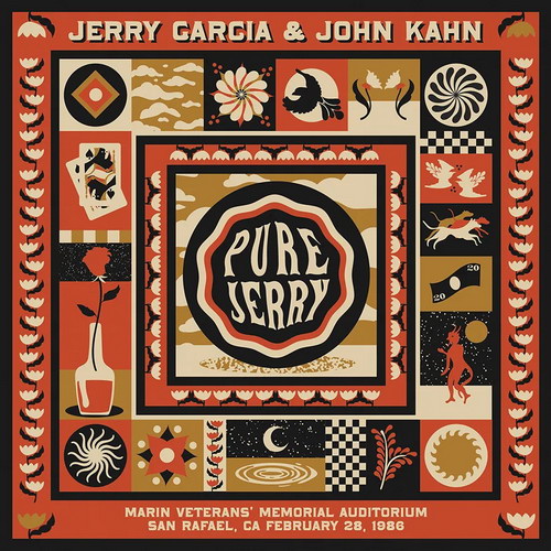 Jerry Garcia & John Kahn - Pure Jerry: Marin Veterans Memorial Auditorium, San Rafael, CA - February 28, 1986 vinyl cover