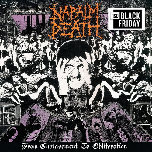 Napalm Death - From Enslavement to Obliteration vinyl cover