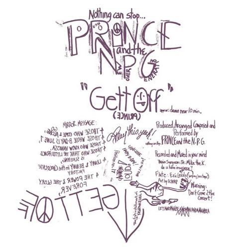 Prince - Gett Off! vinyl cover