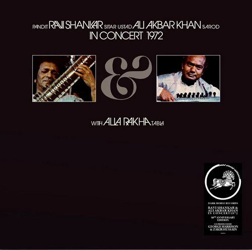 Ravi Shankar & Ali Akbar Khan - In Concert 1972 vinyl cover