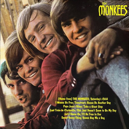 The Monkees - The Monkees vinyl cover