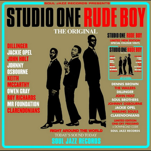 Soul Jazz Records Presents - Studio One Rude Boy vinyl cover