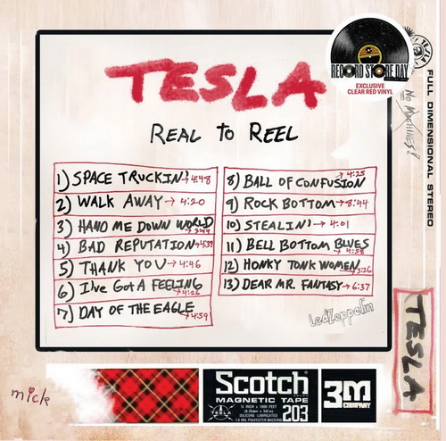 Tesla - Real 2 Reel vinyl cover