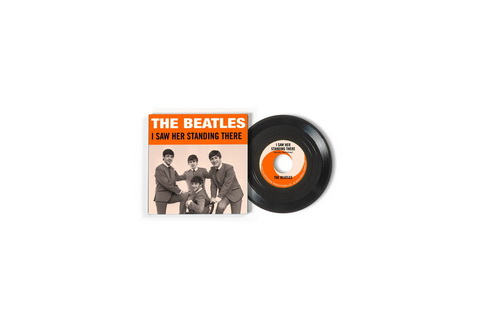 The Beatles - "I Saw Her Standing There" vinyl cover