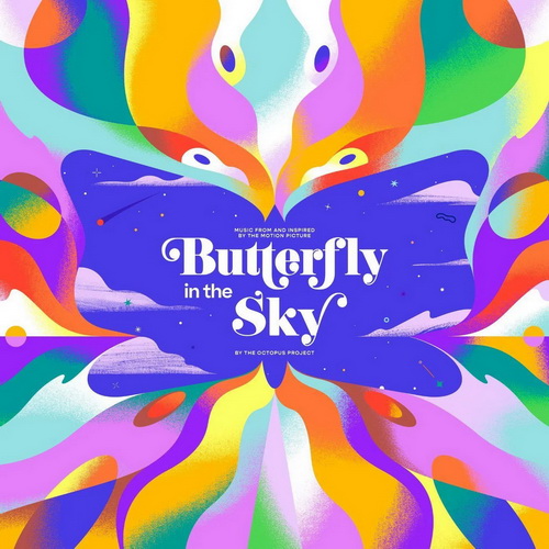 The Octopus Project - Butterfly in The Sky vinyl cover