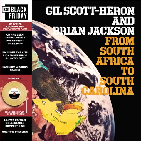 Gil Scott-Heron and Brian Jackson - From South Africa To South Carolina vinyl cover