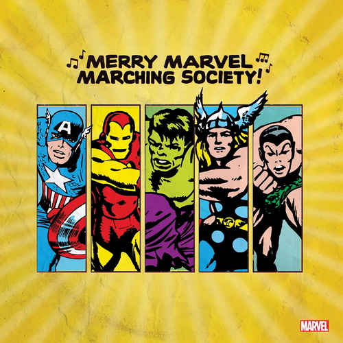 Merry Marvel Marching Band - Merry Marvel Marching Society vinyl cover